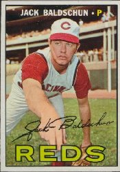 1967 Topps Baseball Cards      114     Jack Baldschun